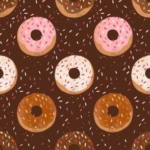 Watercolor Donuts