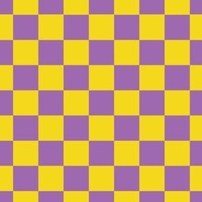 Summer Checkerboard Bright Yellow
