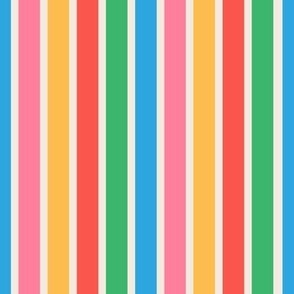  Summer Bright Rainbow Stripes