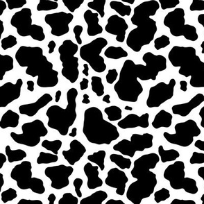 cow print pattern fabric wallpaper A small scale WB23