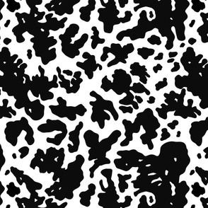 cow print pattern fabric wallpaper C medium scale WB23 
