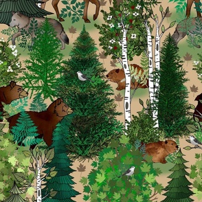 Woodland Wildlife (large scale) 