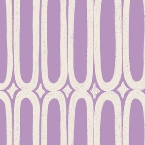 LARGE lattice geometric lavende