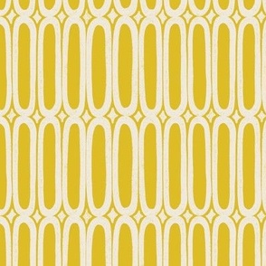 MED lattice geometric golden yellow