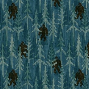 Subtle Sasquatch - 6" medium - midnight and pine 