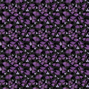 Purple Oxalis Shadows (small scale) 