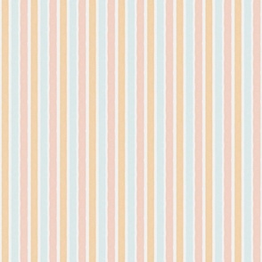 Spiring watercolor vertical stripes - hand drawn