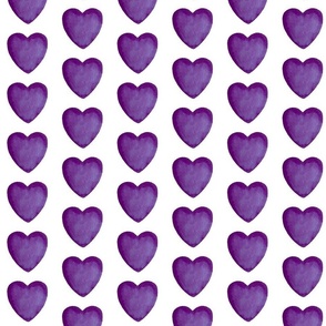 Purple hearts 