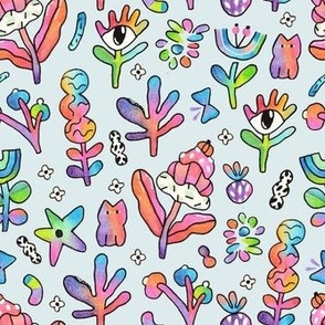 pencil_floral_pattern