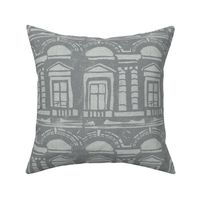 Regency Architecture Print - Dark Grey