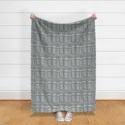 Regency Architecture Print - Dark Grey