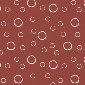 Imperfect circles red