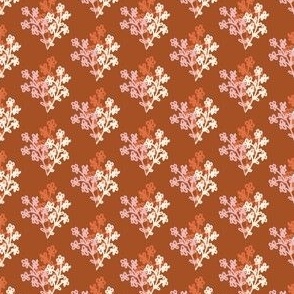 Daisy Bouquet Brown and Beige
