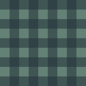 Fall Plaid Classic Tartan Teal and Dark Blue