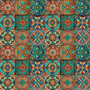 Spanish inspired tiles