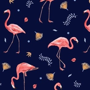 Flamingo (dark blue)