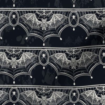 Bat Lace Trim - Black