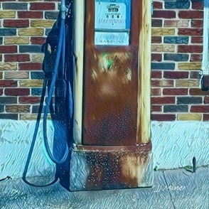 Vintage gas Pump