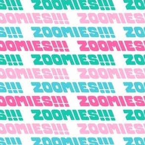 Zoomies -  pink/blue/teal - LAD23