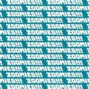 (small scale) Zoomies - dark teal - LAD23