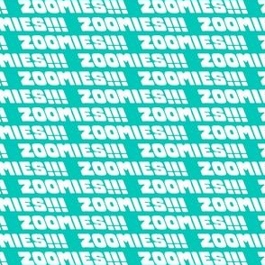 (small scale) Zoomies - teal - LAD23