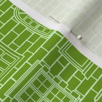 Welsh Windows - MEDIUM (Dressmaking & Apparel) - Mono Lime