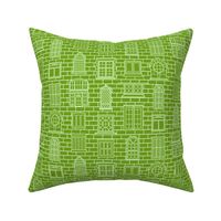 Welsh Windows - MEDIUM (Dressmaking & Apparel) - Mono Lime