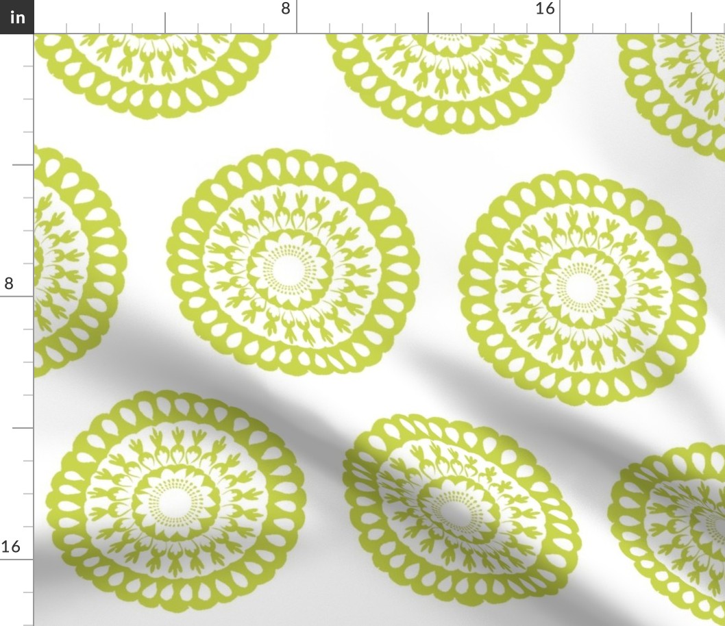 Lime Green Signature Medallion