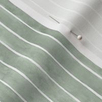 Watercolor Broad Stripes Vertical Soft Sage Green - Ditsy Scale - nature natural green