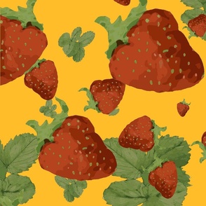 (LARGE)Luscious Succulent Strawberries 