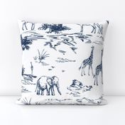 SAVANNAH toile de jouy 