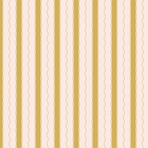 Mini Waves / Mustard & Timeless Pink