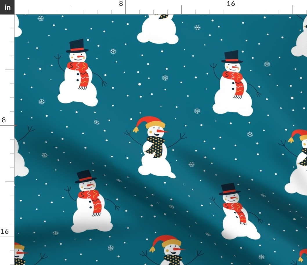 happy snowmen