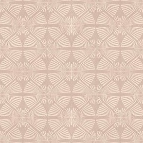 Japanese vintage geometric pattern _ terracotta