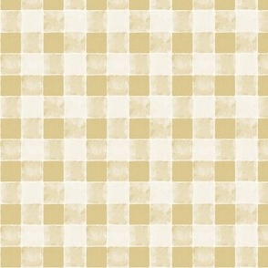 Mini scale neutral beige and bone white watercolor vintage look check for wallpaper 
