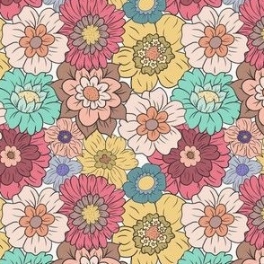 Retro Boho Flowers