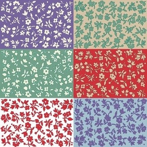 Country Floral Patchwork 