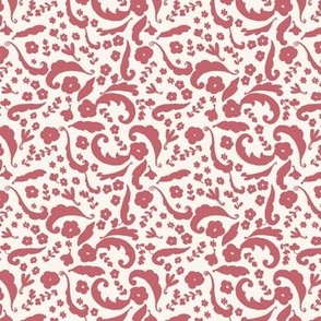 Terracotta Rose Floral Print 