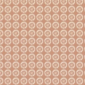 Preppy palm fronds geo in dusty pink for boho/cottagecore wallpaper and upholstery