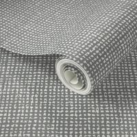 Medium // Gray crosshatch burlap woven neutral texture