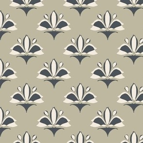 Prairie Fleur - Light METAL TextureTerry