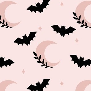 Bats and Moons on Cream