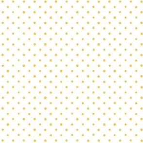 Deco Daisy Coord - yellow watercolor polka dots
