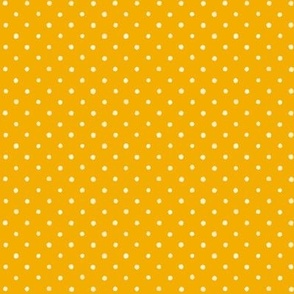 Deco Daisy Coord - yellow & white watercolor polka dots