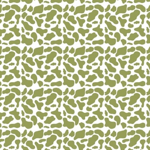 cow pattern 2 green small