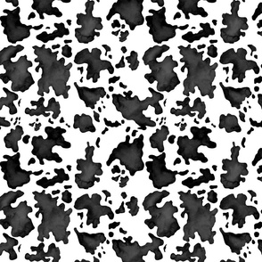cow pattern 6 black
