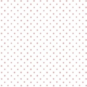 Deco Daisy Coord - Blush pink watercolor polka dots