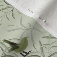 Ornamental Whimsical Bird World by MLT Design Lab - MEDIUM