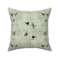 Ornamental Whimsical Bird World by MLT Design Lab - MEDIUM