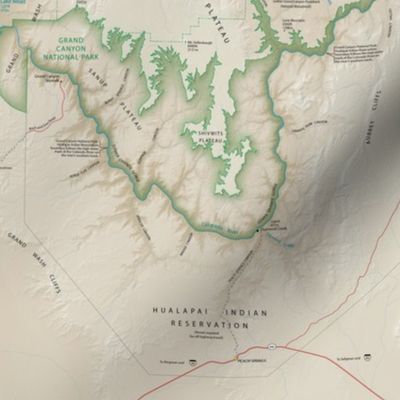 Grand Canyon National Park Map
